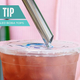 Reusable steel straws are nothing new, but these are designed specifically for boba with an angled tip and extra wide design.